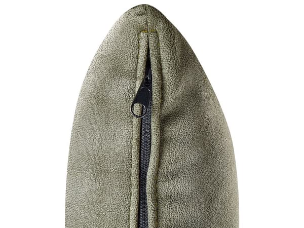 Sittpuff Olivgrön sammet Knapptuftad klädsel Höger med kudde Retro traditionell stil Lätt att rengöra Husdjursvänlig