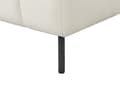 Miniatyrbild 10 av 11: Vänstervänd Schäslong Off-White klädsel i sammet Svarta ben Sittdyna Modern Glam Design