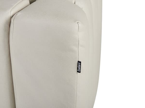 Högervänd Schäslong Beige klädsel i sammet Svarta ben Sittdyna Modern Glam Design
