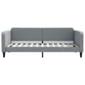 Miniatyrbillede 4 af 10: daybed med madras 90x200 cm stof lysegrå