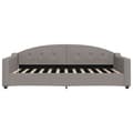 Miniatyrbillede 4 af 10: daybed med madras 100x200 cm stof gråbrun