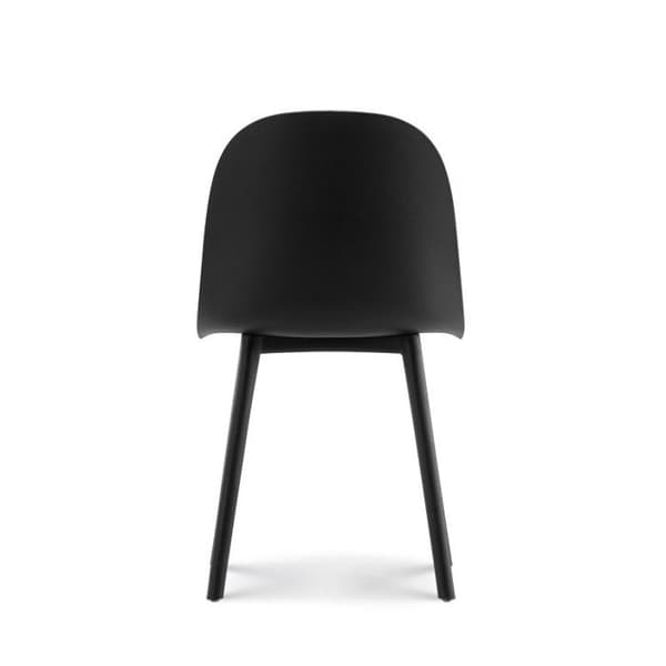 KOSMI - MILO svart designmatsalsstol i harts