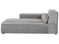 Miniatyrbillede 1 af 8: Chaiselong Grå Polyester Daybed med Ryglæn Gæsteseng Multifunktionel Chaise Højrevendt Sofa Moderne til Stuen