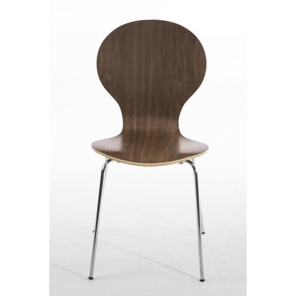 CLP Robust stapelbar stol DIEGO, med träsits, ergonomiskt formad sits, lätt underhåll, 12 färger att välja mellan86 cm...