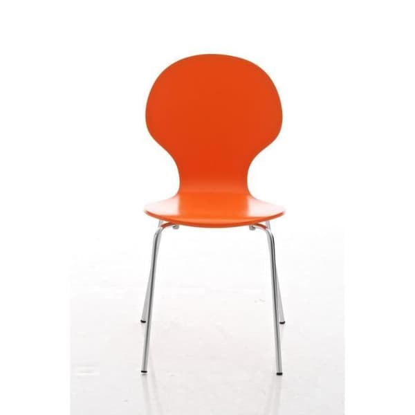 CLP Set med 4 robusta DIEGO stapelbara stolar, med träsits, ergonomiskt utformad sits, lätt underhåll, 10 färger tillgängliga...