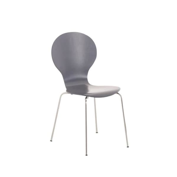Set med 2 DIEGO stapelbara stolar - CLP - Träsits - Ergonomisk - 10 färger