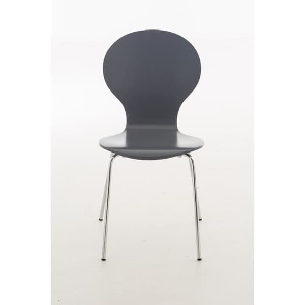 Set med 2 DIEGO stapelbara stolar - CLP - Träsits - Ergonomisk - 10 färger