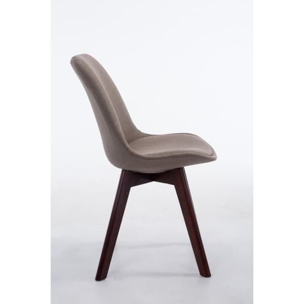 Besöksstol - CLP - Borneo V2 - Design - Tyg - Taupe