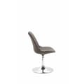 Miniatyrbild 3 av 4: Matsalsstol i Maverick-tyg - Mörkgrå - Modern design - Bekväm - Justerbar i höjdled