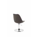 Miniatyrbild 4 av 4: Matsalsstol i Maverick-tyg - Mörkgrå - Modern design - Bekväm - Justerbar i höjdled