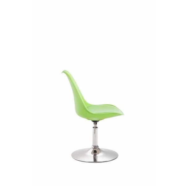 Matsalsstol - CLP - Maverick - Grön - Imiterat läder - Retrodesign