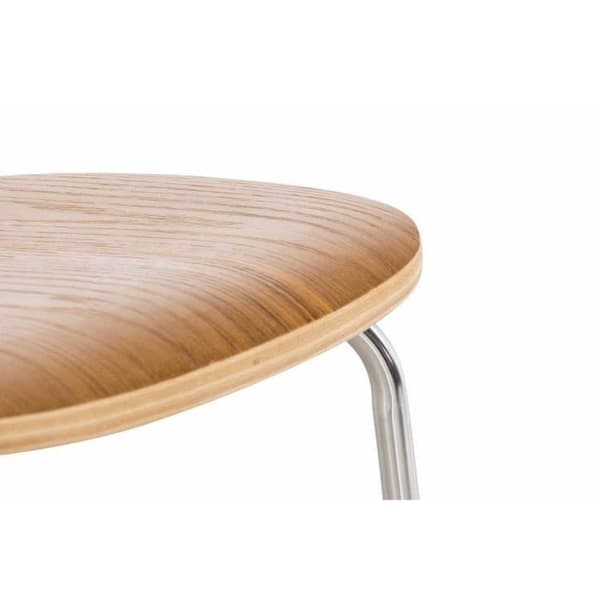 Set med 4 Aaron stolar - CLP - Ek - Stapelbar - Modern - Bekväm