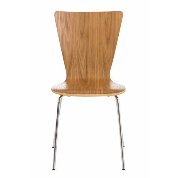 Set med 4 Aaron stolar - CLP - Ek - Stapelbar - Modern - Bekväm