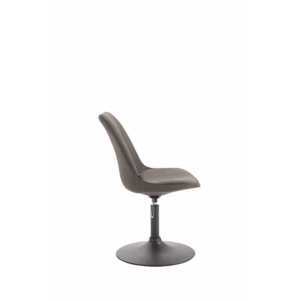 Matsalsstol i Maverick-tyg - Mörkgrå-Svart - Modern design och komfort