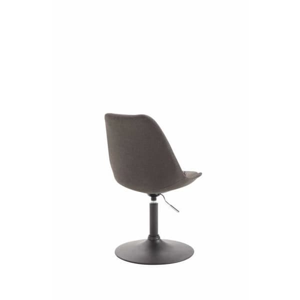 Matsalsstol i Maverick-tyg - Mörkgrå-Svart - Modern design och komfort