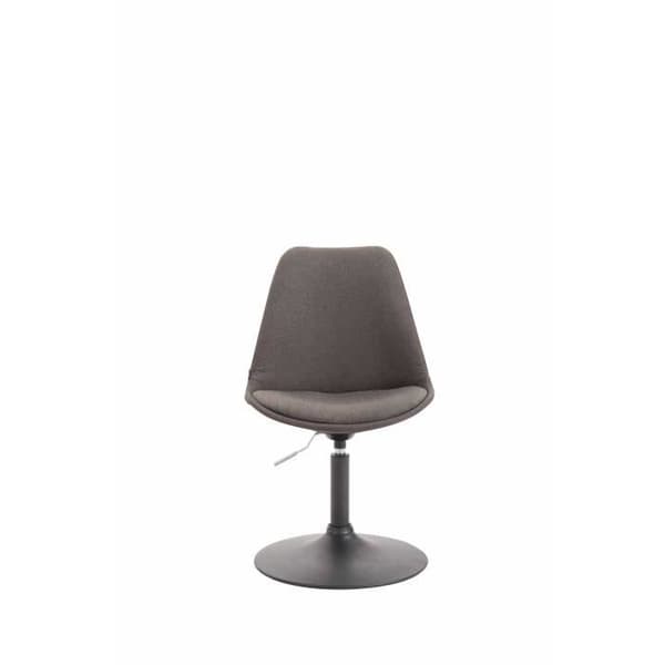 Matsalsstol i Maverick-tyg - Mörkgrå-Svart - Modern design och komfort