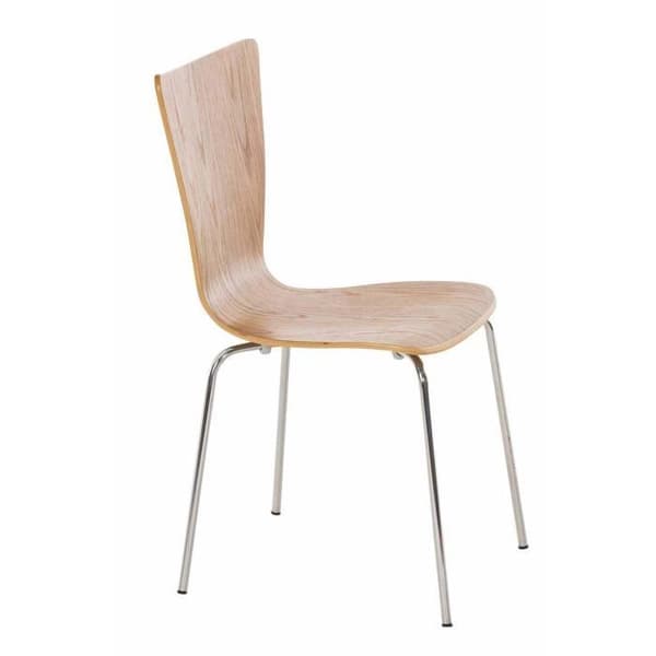 Stapelbar stol - CLP - Aaron - Trä - Tyg - Modern design