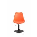 Miniatyrbild 2 av 3: Maverick Dining Room Stol - CLP - Orange-Svart - Bekväm - Modern design - Justerbar i höjdled