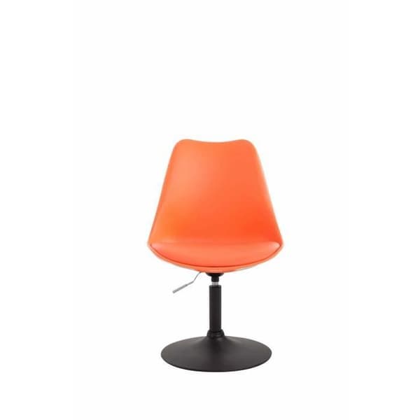 Maverick Dining Room Stol - CLP - Orange-Svart - Bekväm - Modern design - Justerbar i höjdled