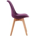Miniatyrbild 3 av 4: Set med 4 stolar - LinCHAVORNAY Velvet (Lilac)