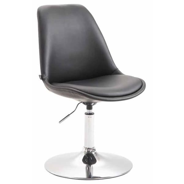 Maverick matstol i konstläder - Svart - Modern design - Bekväm - Justerbar i höjdled