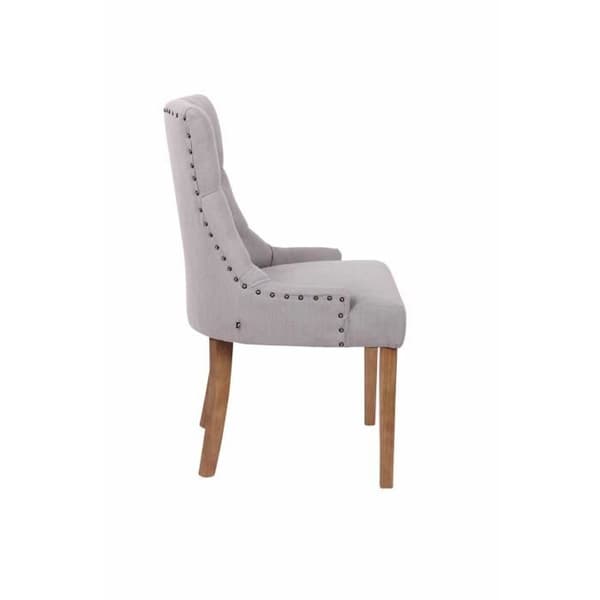 Matsalsstol - CLP - Aberdeen - Tyg - Grå - Med armstöd - Elegant design