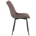 Miniatyrbild 3 av 4: Rahden Velvet Dining Chair - CLP - Modern - Brun