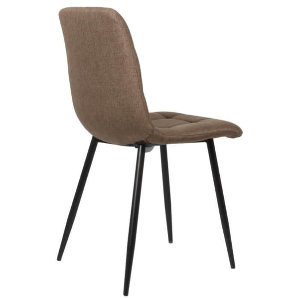 Tilde matsalsstolar - CLP - Set om 2 - Brun - Tyg