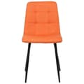 Miniatyrbild 2 av 4: Set med 2 Tilde matsalsstolar - CLP - Orange - Metall - Bekväm och design