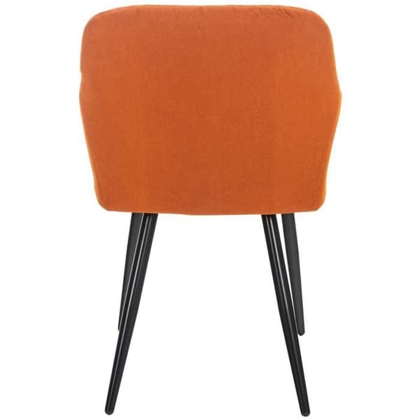 Shila matsalsstol - CLP - Retrodesign - Tyg - Metall - Orange