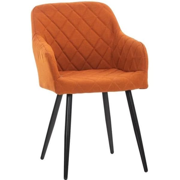Shila matsalsstol - CLP - Retrodesign - Tyg - Metall - Orange