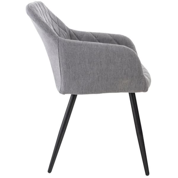 Matsalsstol - CLP - Shila - Retrodesign - Armstöd - Tyg - Metall