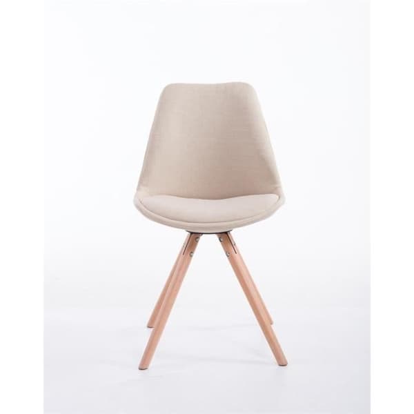 Matstol - CLP - Toulouse - Beige Tyngd - Massiv Trä - Modern