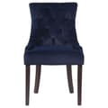 Miniatyrbild 2 av 4: Aberdeen Velvet Dining Chair - Ljus eller Mörk Antik Bas - Antik Blå