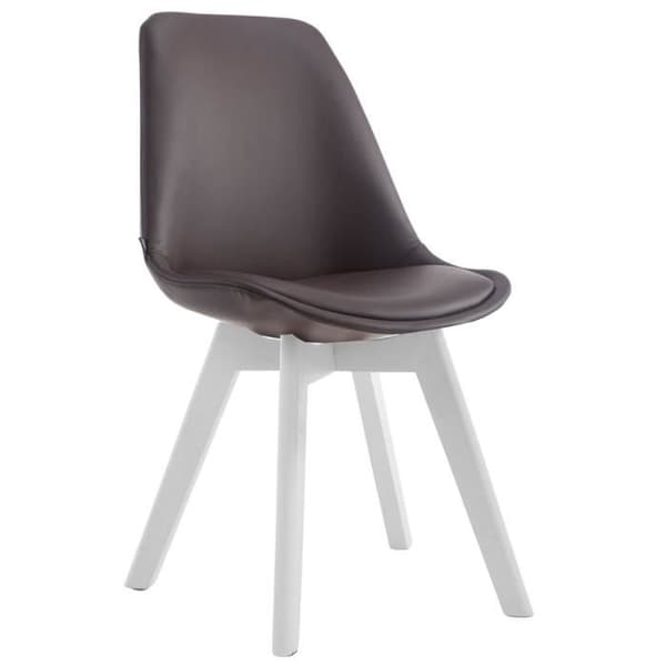 Matstol - CLP - Manado - Syntetiskt läder - Träben - Modern - 120 kg