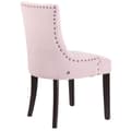 Miniatyrbild 4 av 4: Aberdeen Velvet Dining Chair - Ljus eller Mörk Antik Bas - Antik Rosa