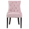 Miniatyrbild 2 av 4: Aberdeen Velvet Dining Chair - Ljus eller Mörk Antik Bas - Antik Rosa