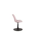 Miniatyrbild 3 av 3: Maverick matsalsstol i sammet - CLP - Modern design - Bekväm - Rosa-Svart
