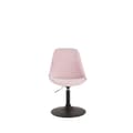 Miniatyrbild 2 av 3: Maverick matsalsstol i sammet - CLP - Modern design - Bekväm - Rosa-Svart