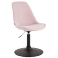 Miniatyrbild 1 av 3: Maverick matsalsstol i sammet - CLP - Modern design - Bekväm - Rosa-Svart