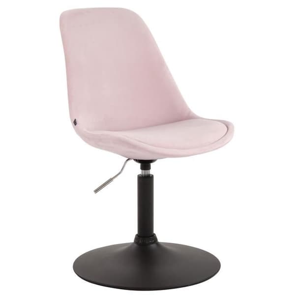 Maverick matsalsstol i sammet - CLP - Modern design - Bekväm - Rosa-Svart