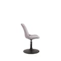 Miniatyrbild 3 av 3: Matsalsstol - CLP - Maverick - Sammet - Gråsvart - Modern design