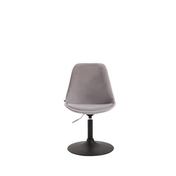 Matsalsstol - CLP - Maverick - Sammet - Gråsvart - Modern design