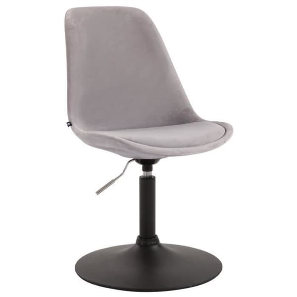 Matsalsstol - CLP - Maverick - Sammet - Gråsvart - Modern design