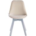 Miniatyrbild 2 av 3: Borneo V2 Velvet Visitor Chair - Gräddvit - Inomhus - Vuxen - Samtida - Design