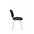Miniatyrbild 3 av 4: Ken Visitor Chair - CLP - Svart - Tyg - Inomhus - Vuxen - Metall - 1 sits - 120 kg