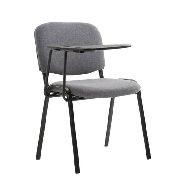 Ken tygstol med hopfällbar surfplatta - CLP - Grå - Inomhus - Vuxen - Samtida - Design