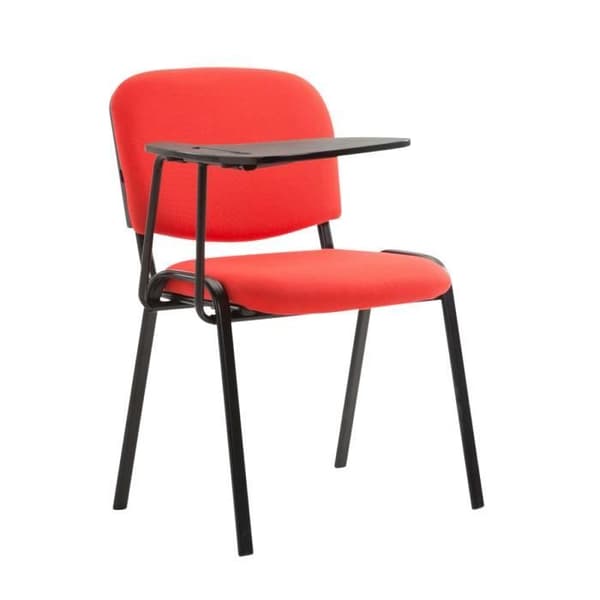 Besöksstol - CLP - Ken i tyg med hopfällbar surfplatta - Röd - Inredning - Design