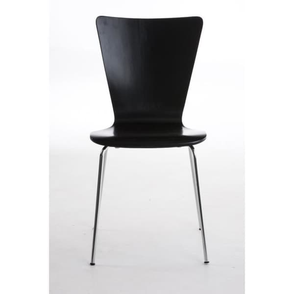 CLP Set med 4 stapelbara AARON-stolar, ergonomisk träsits