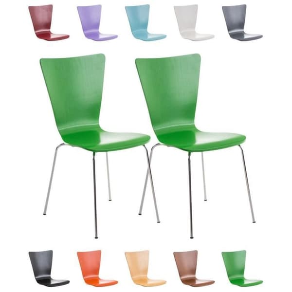 Staplingsstolar - CLP - AARON - Metall - Trä - S contemporary design - Set om 2